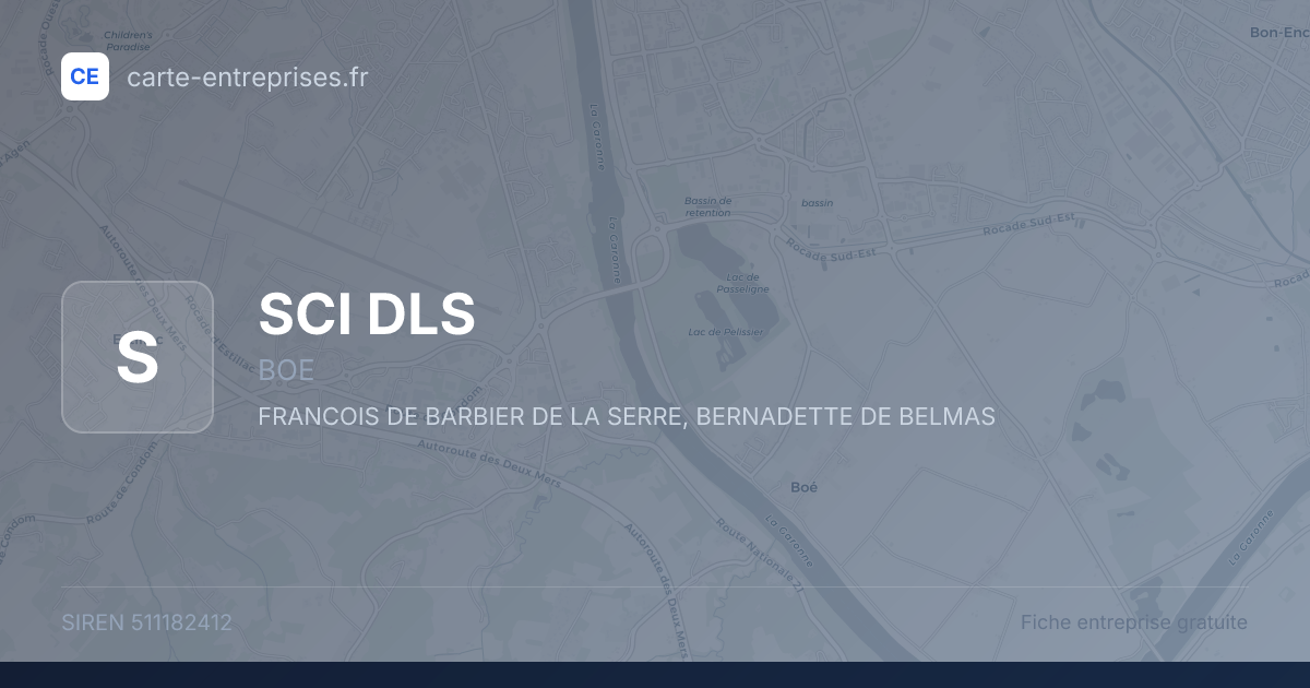 SCI DLS — 511182412 — fiche entreprise