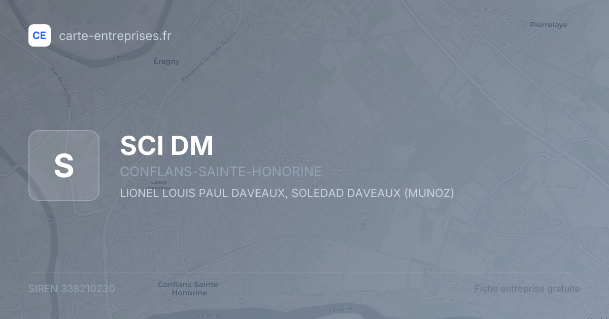 SCI DM — 338210230 — fiche entreprise
