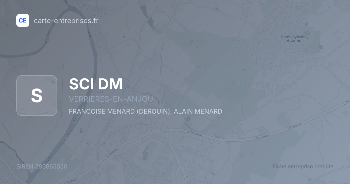 SCI DM — 380865030 — fiche entreprise
