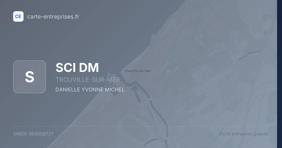 SCI DM — 384059721 — fiche entreprise