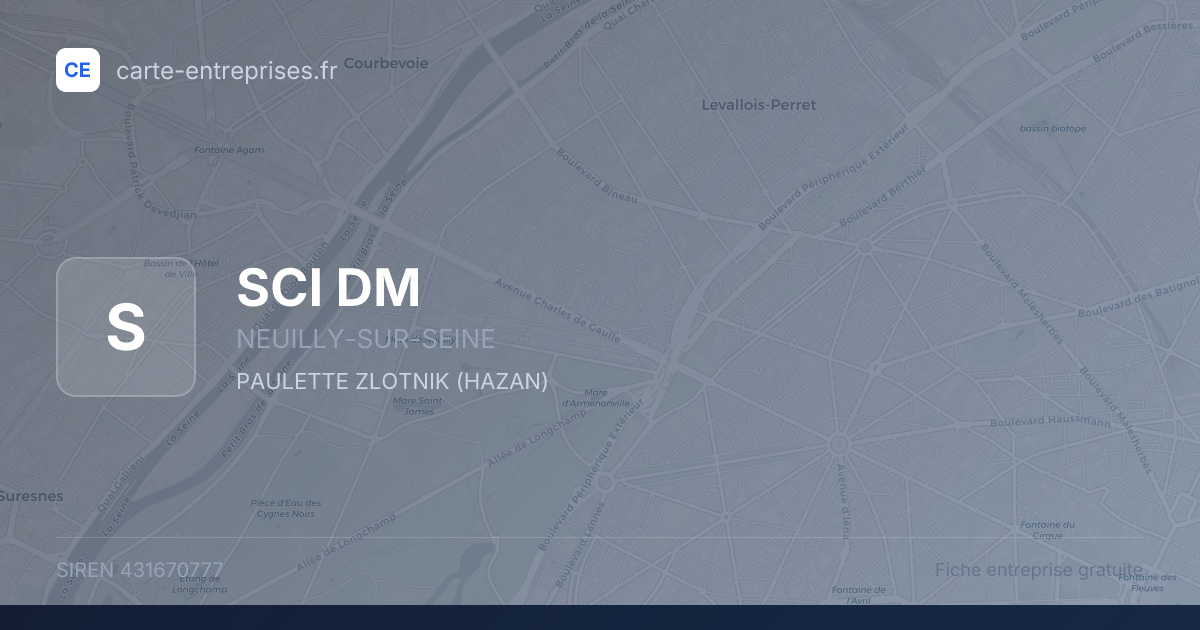 SCI DM — 431670777 — fiche entreprise