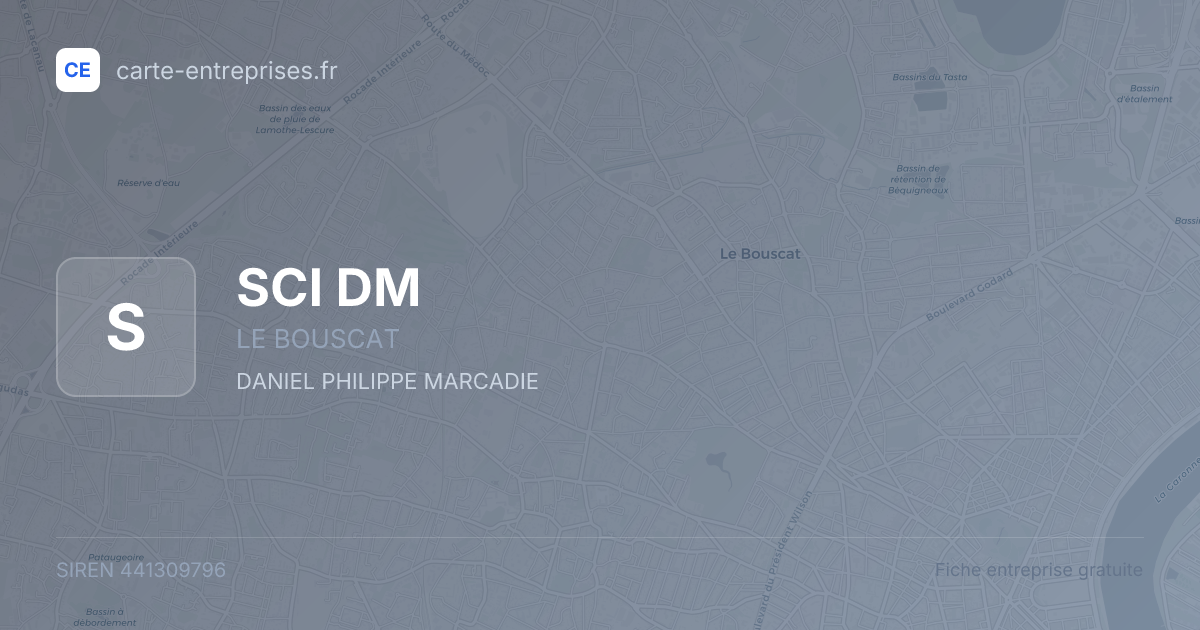 SCI DM — 441309796 — fiche entreprise