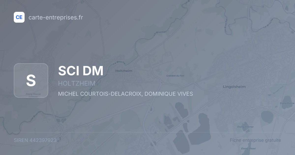 SCI DM — 442397923 — fiche entreprise