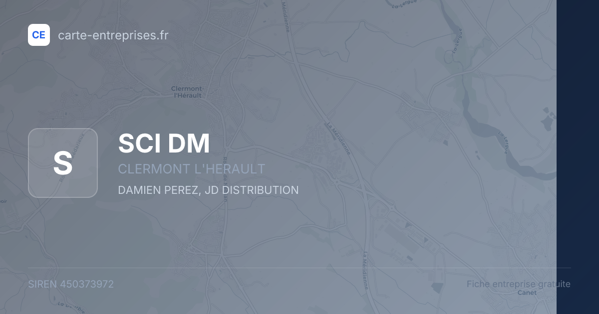 SCI DM — 450373972 — fiche entreprise