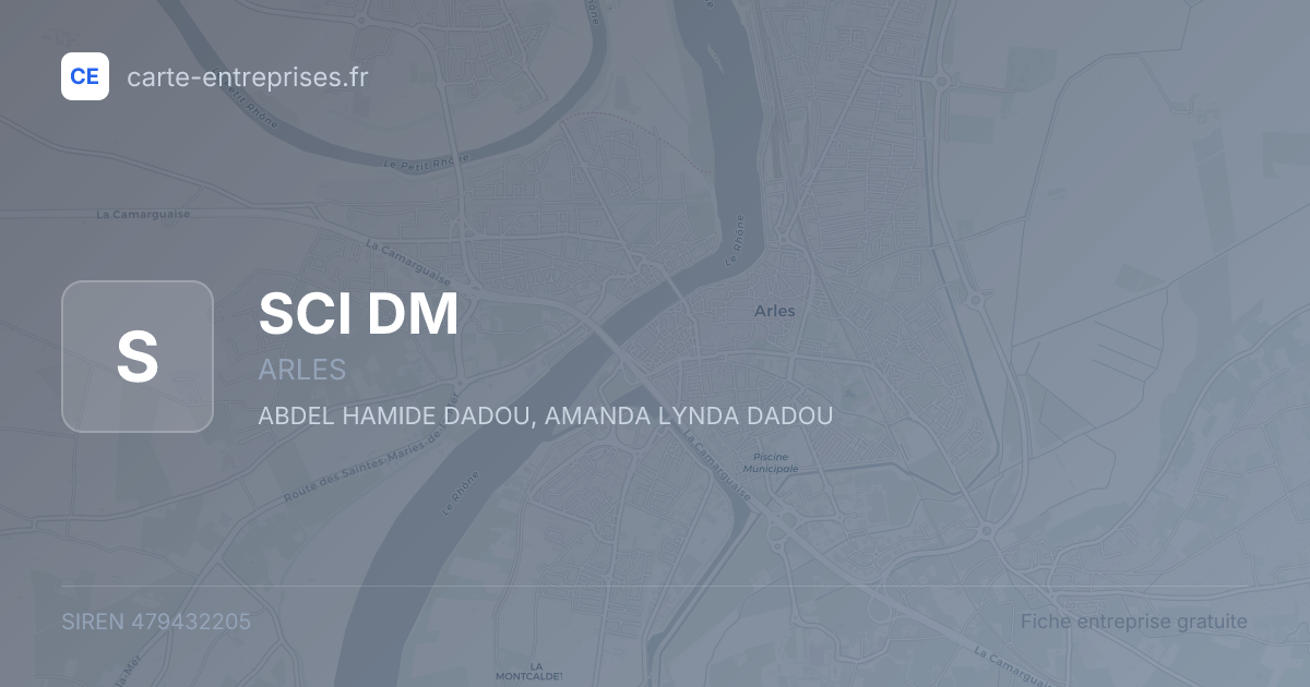 SCI DM — 479432205 — fiche entreprise