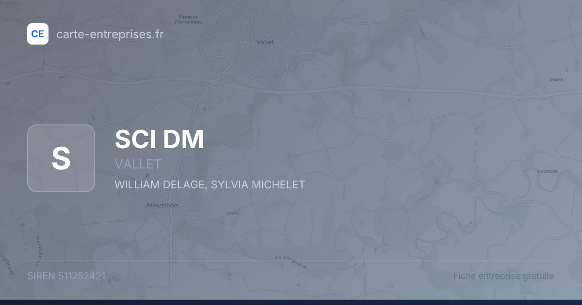 SCI DM — 511252421 — fiche entreprise