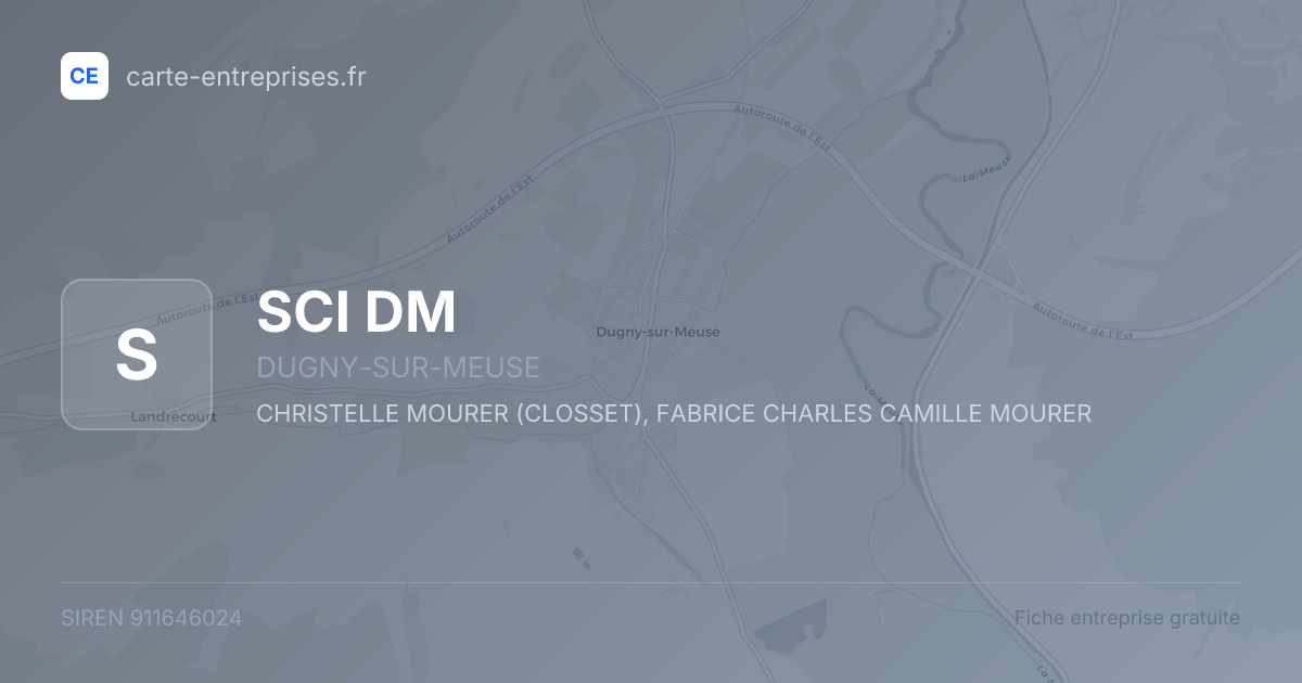 SCI DM — 911646024 — fiche entreprise