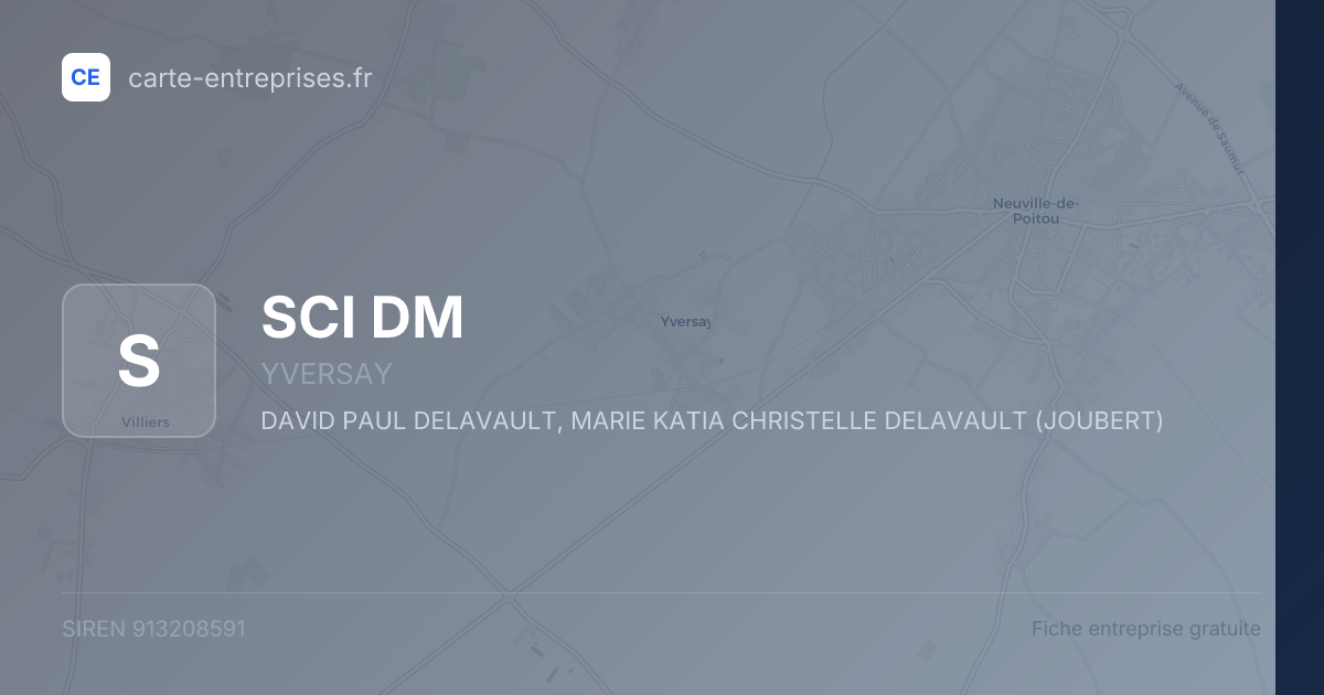SCI DM — 913208591 — fiche entreprise