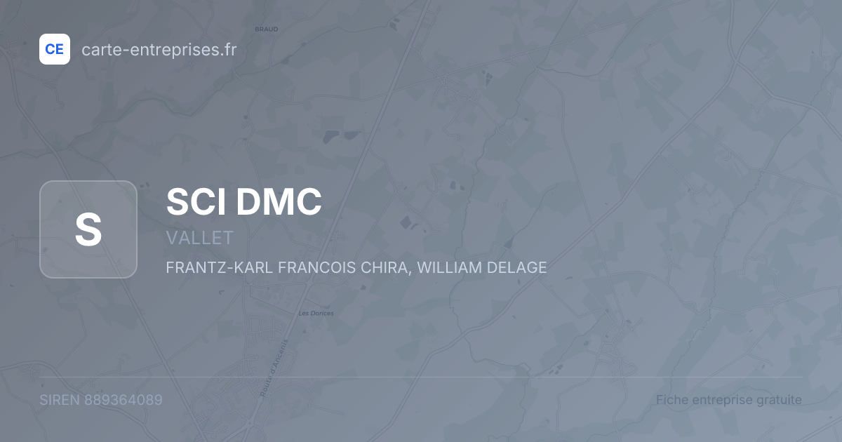 SCI DMC — 889364089 — fiche entreprise