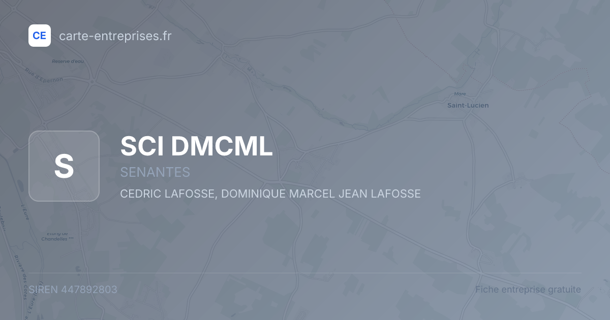 SCI DMCML — 447892803 — fiche entreprise