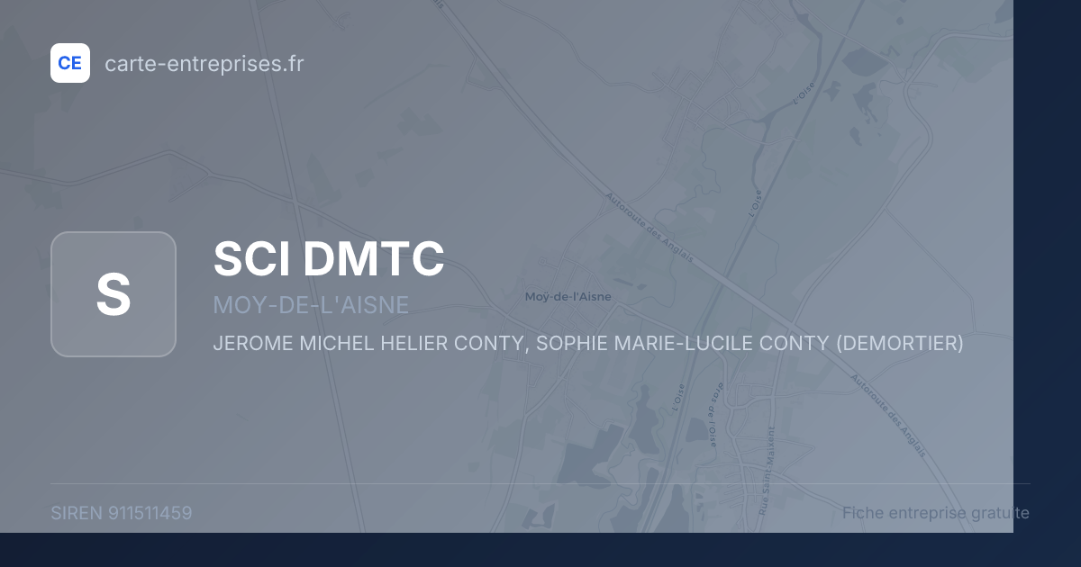 SCI DMTC — 911511459 — fiche entreprise