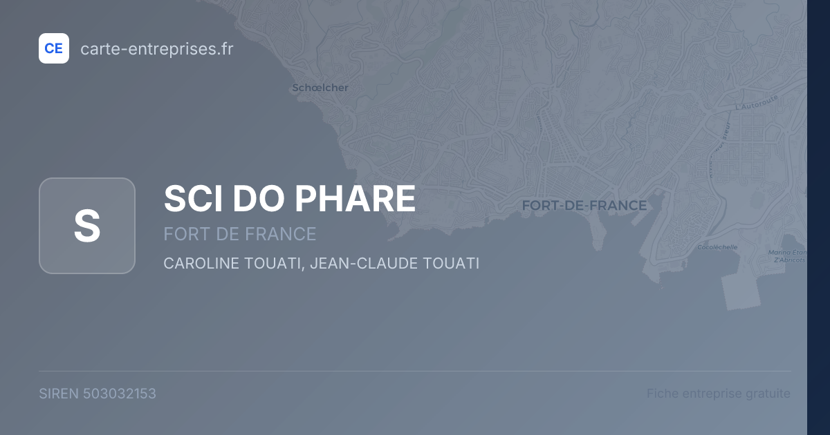 SCI DO PHARE — 503032153 — fiche entreprise