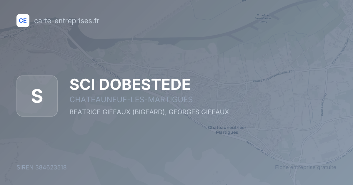 SCI DOBESTEDE — 384623518 — fiche entreprise
