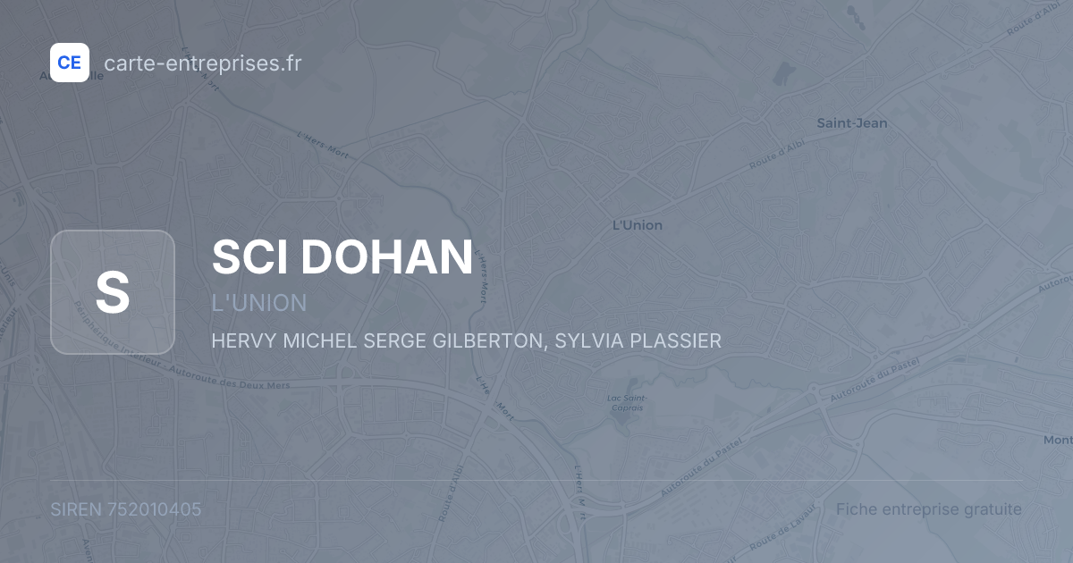SCI DOHAN — 752010405 — fiche entreprise