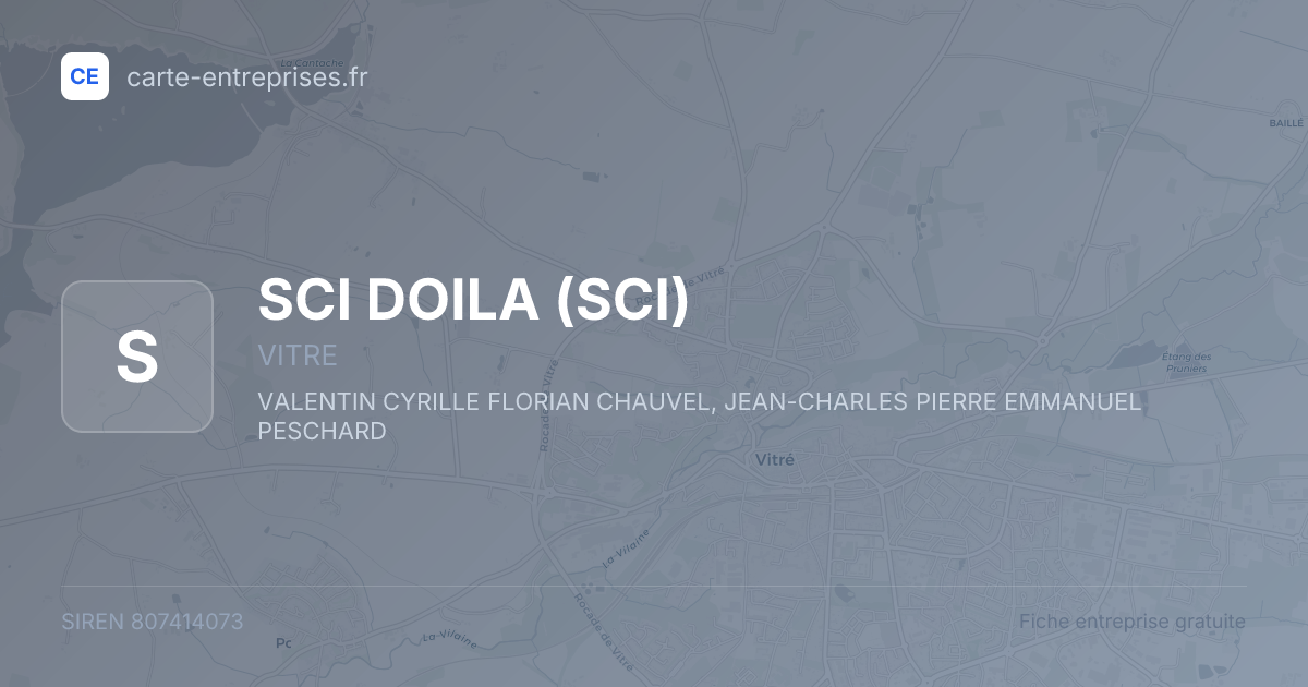 SCI DOILA (SCI) — 807414073 — fiche entreprise