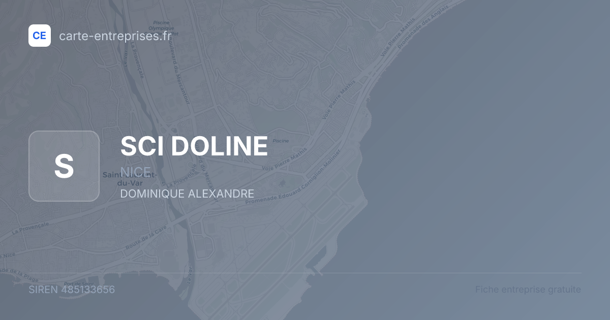 SCI DOLINE — 485133656 — fiche entreprise