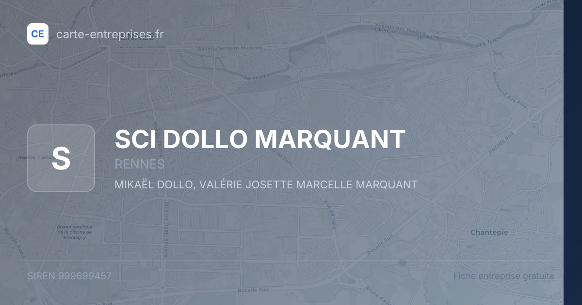 SCI DOLLO MARQUANT — 999699457 — fiche entreprise