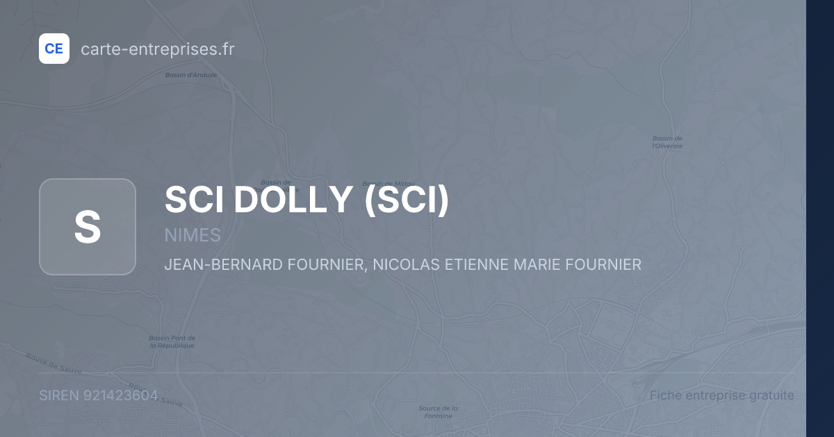 SCI DOLLY (SCI) — 921423604 — fiche entreprise