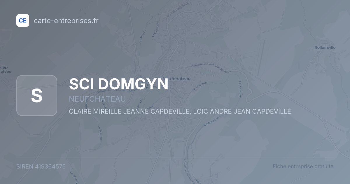 SCI DOMGYN — 419364575 — fiche entreprise