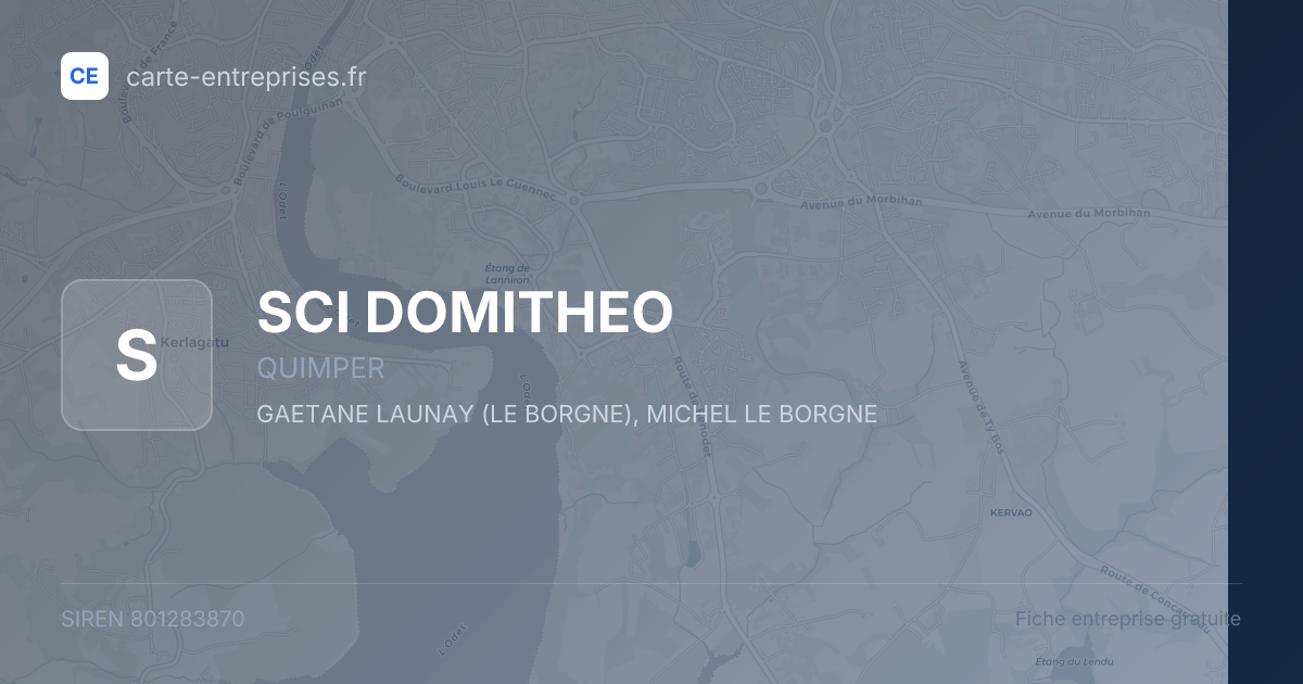 SCI DOMITHEO — 801283870 — fiche entreprise