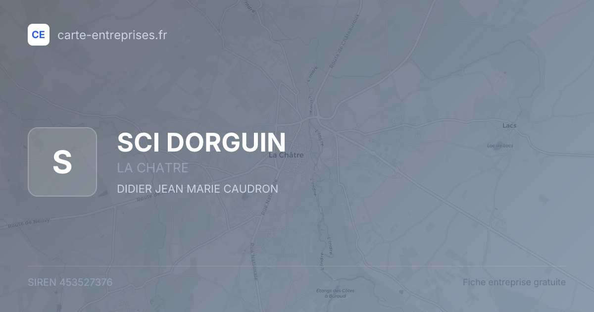SCI DORGUIN — 453527376 — fiche entreprise