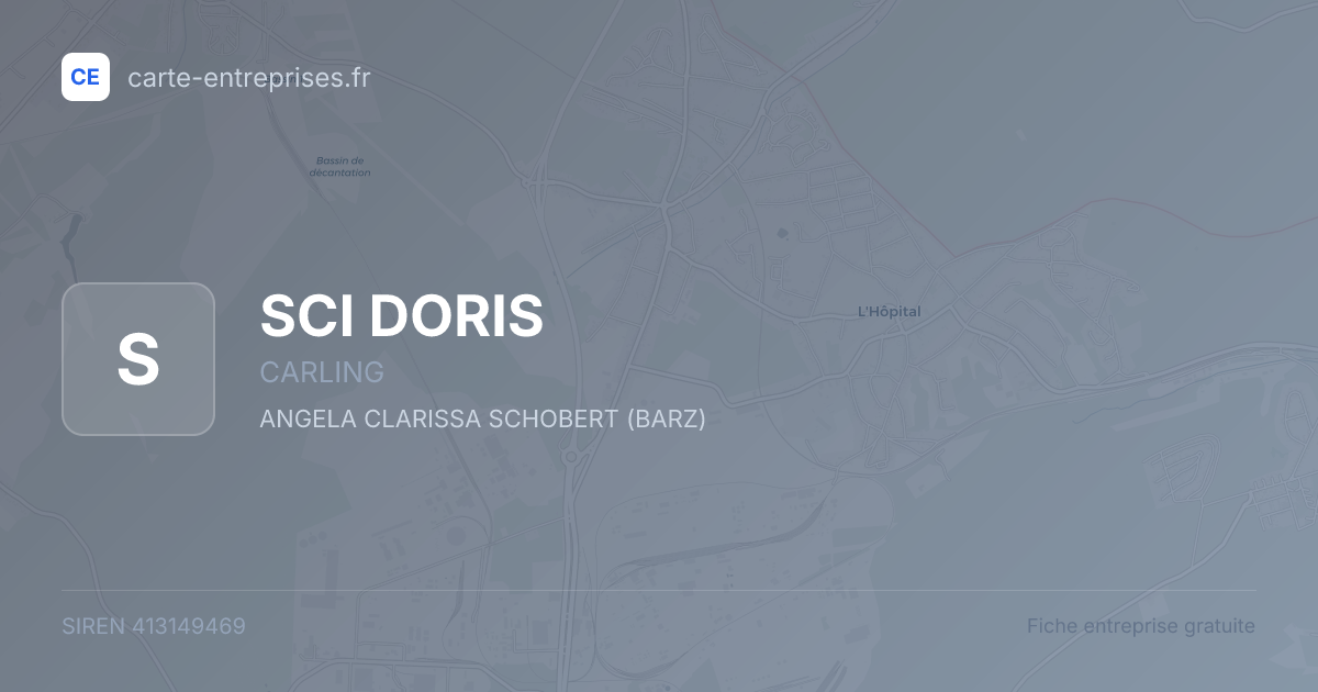 SCI DORIS — 413149469 — fiche entreprise