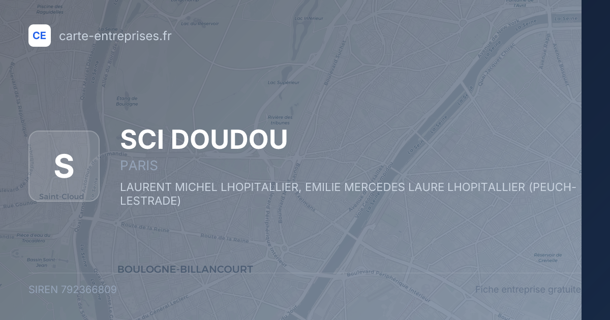 SCI DOUDOU — 792366809 — fiche entreprise