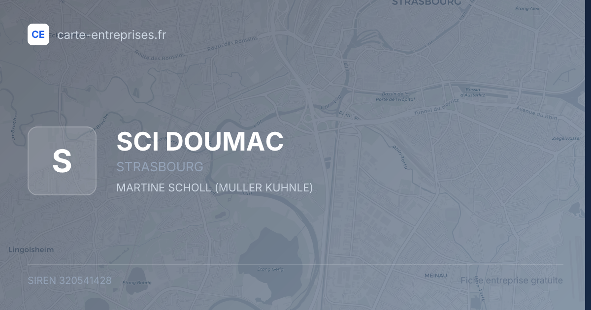 SCI DOUMAC — 320541428 — fiche entreprise