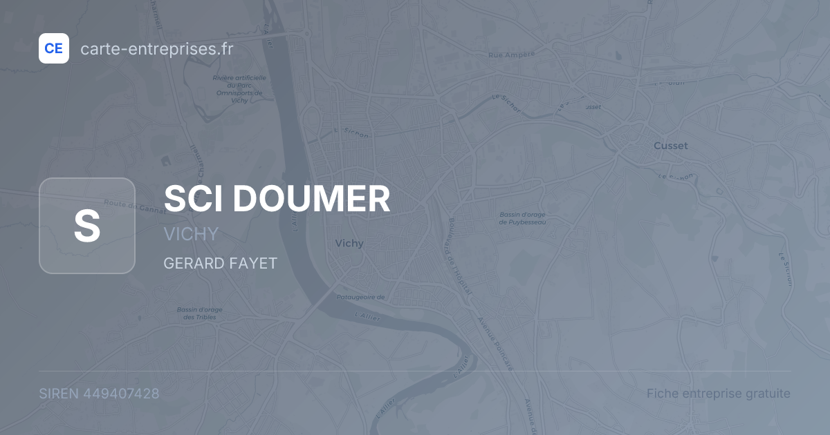 SCI DOUMER — 449407428 — fiche entreprise