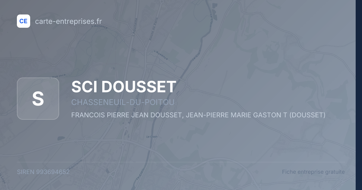 SCI DOUSSET — 993694652 — fiche entreprise