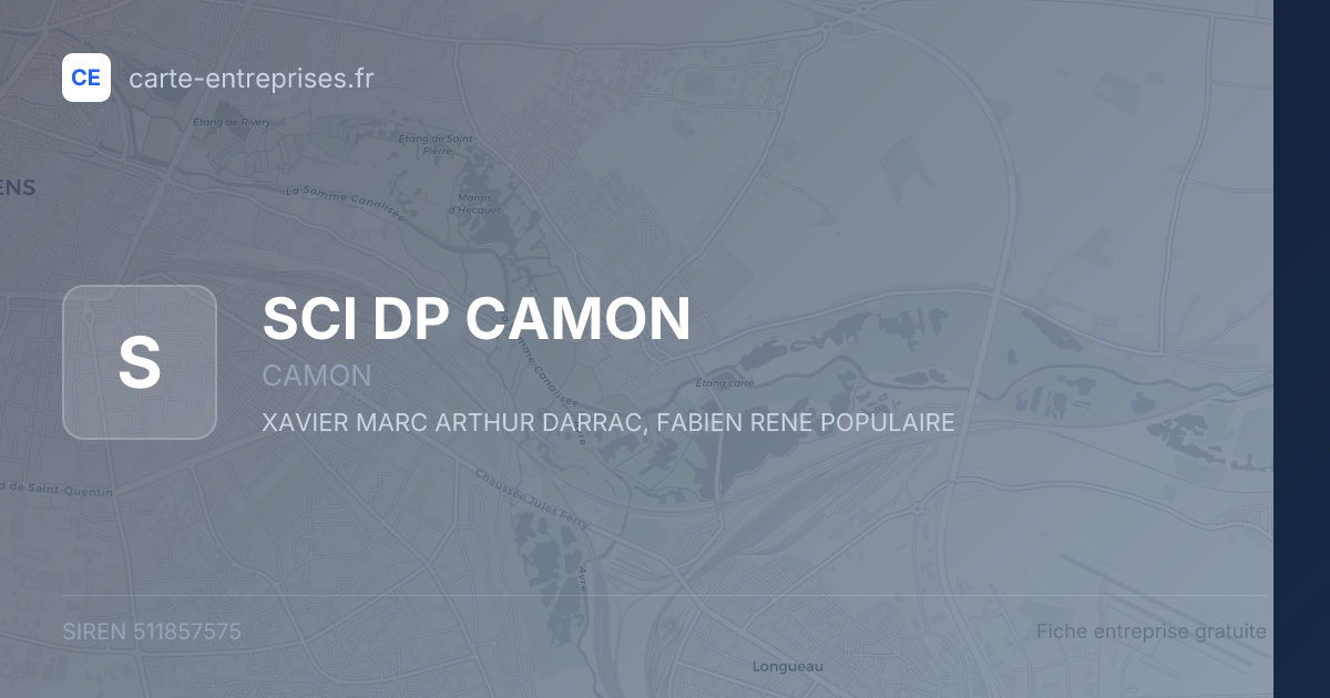 SCI DP CAMON — 511857575 — fiche entreprise