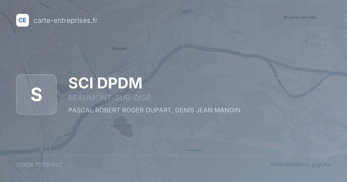 SCI DPDM — 751181942 — fiche entreprise