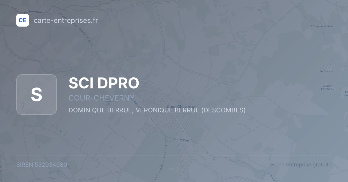 SCI DPRO — 532934080 — fiche entreprise