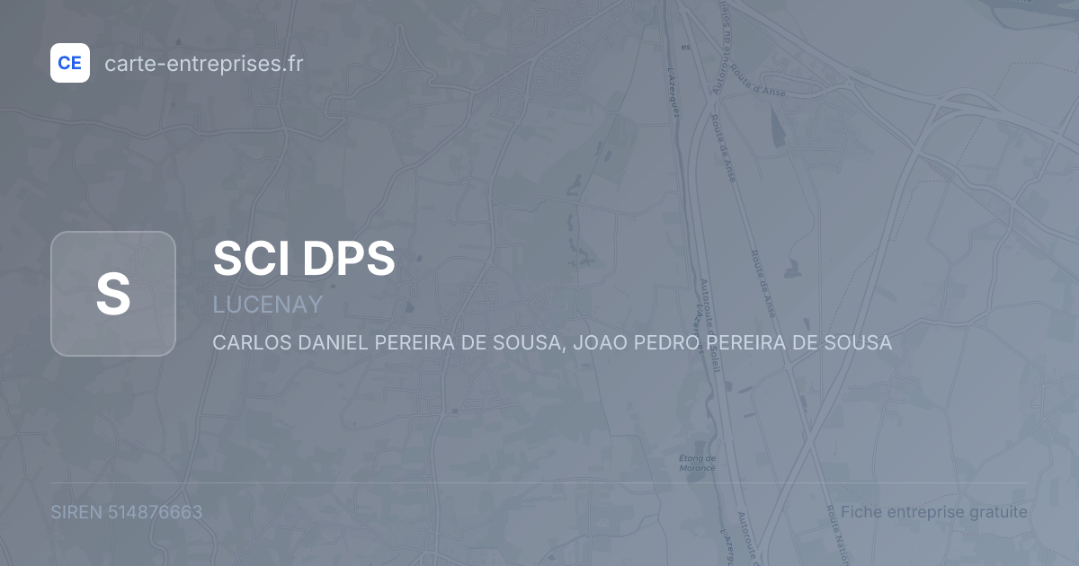 SCI DPS — 514876663 — fiche entreprise