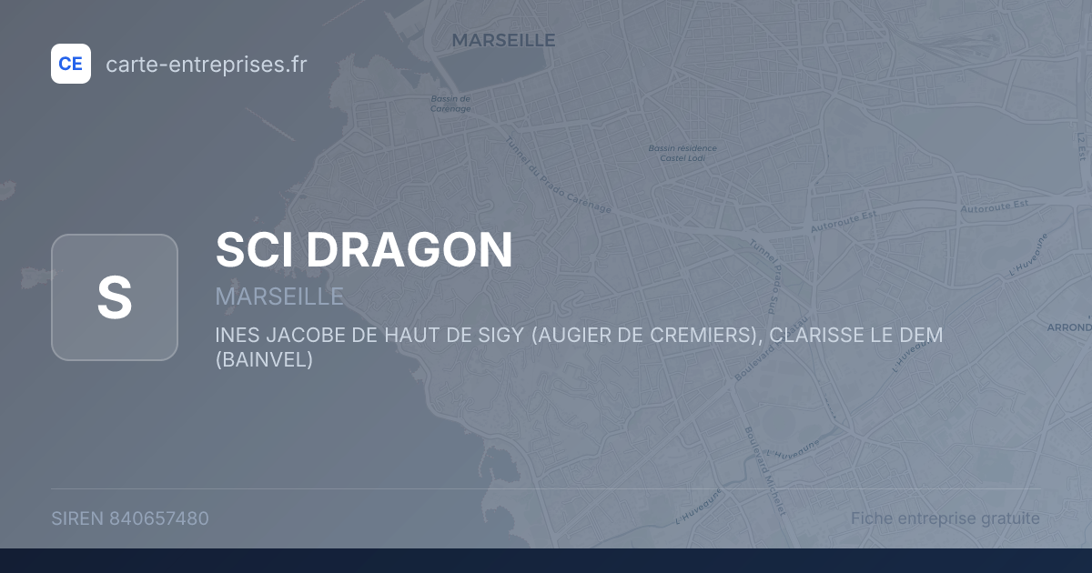SCI DRAGON — 840657480 — fiche entreprise