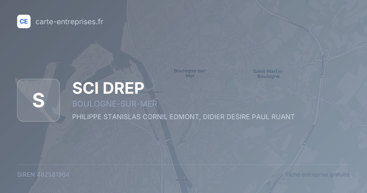 SCI DREP — 482581964 — fiche entreprise