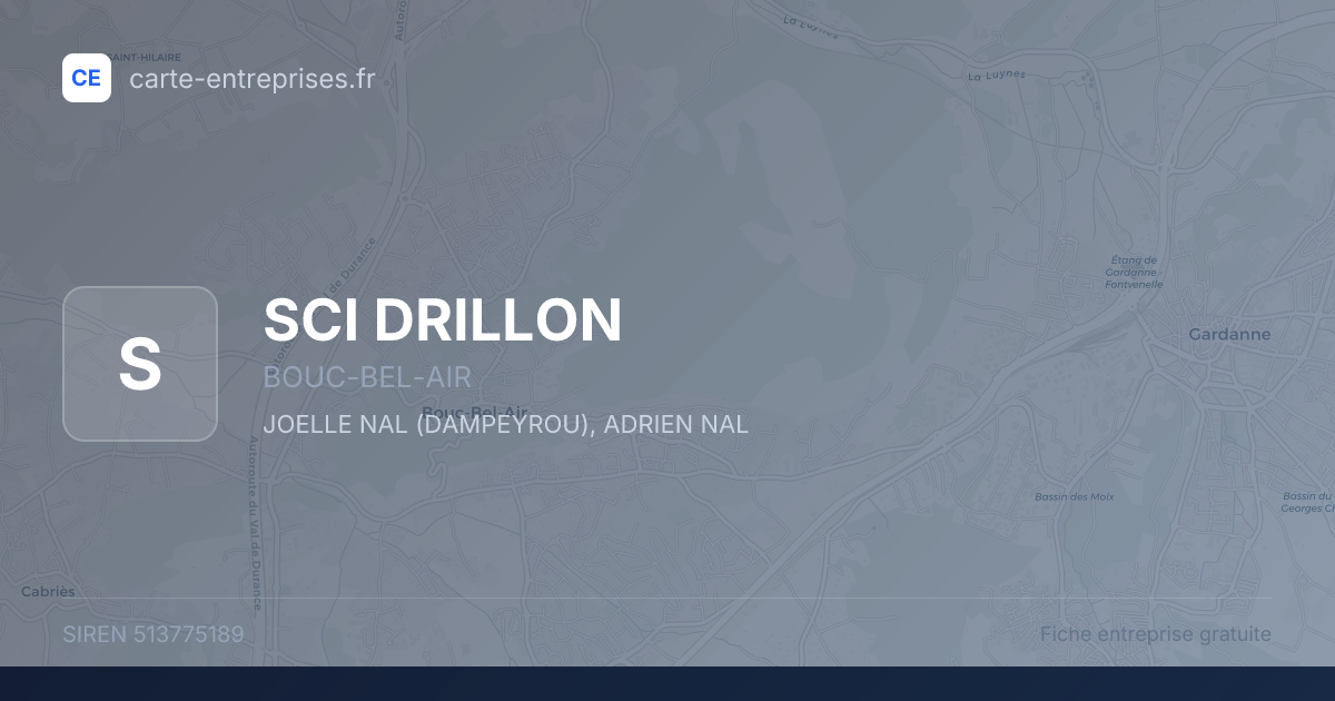 SCI DRILLON — 513775189 — fiche entreprise