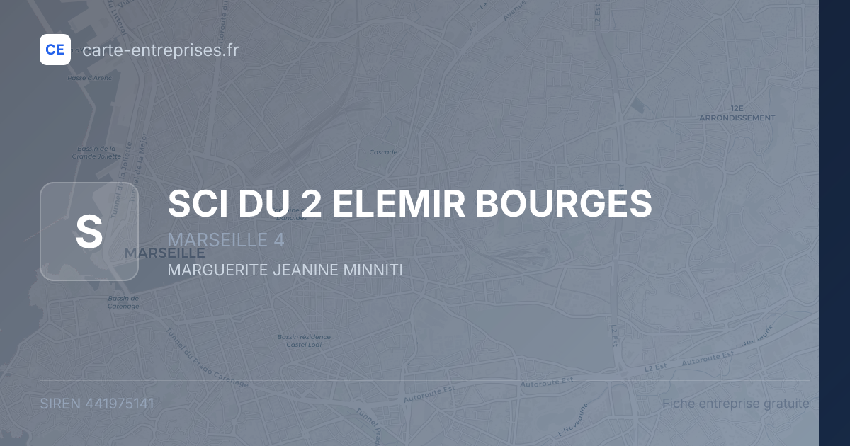 SCI DU 2 ELEMIR BOURGES — 441975141 — fiche entreprise
