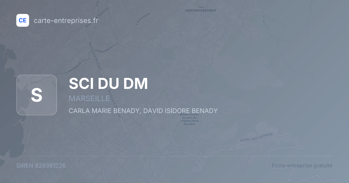 SCI DU DM — 929381226 — fiche entreprise