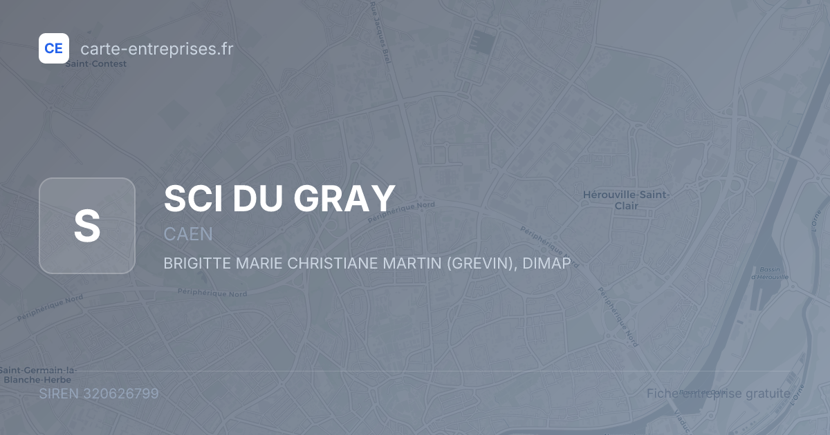 SCI DU GRAY — 320626799 — fiche entreprise