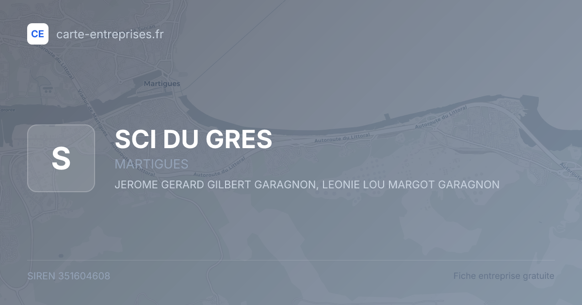 SCI DU GRES — 351604608 — fiche entreprise