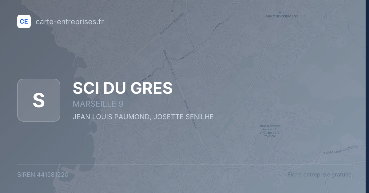 SCI DU GRES — 441581220 — fiche entreprise