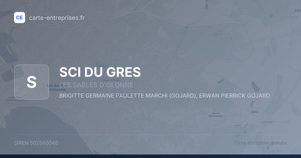 SCI DU GRES — 502560048 — fiche entreprise