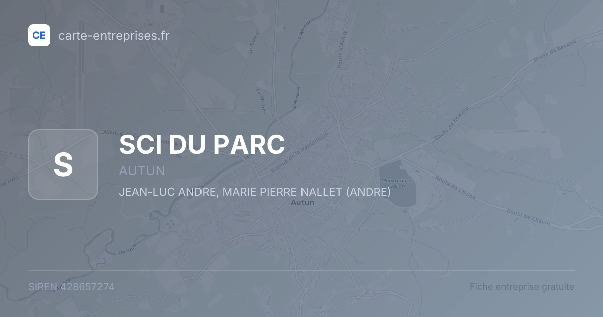 SCI DU PARC — 428657274 — fiche entreprise