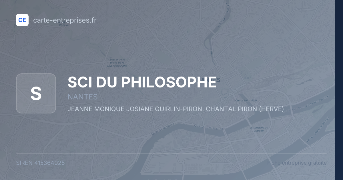SCI DU PHILOSOPHE — 415364025 — fiche entreprise