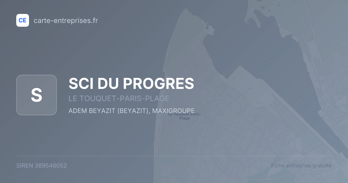 SCI DU PROGRES — 389546052 — fiche entreprise