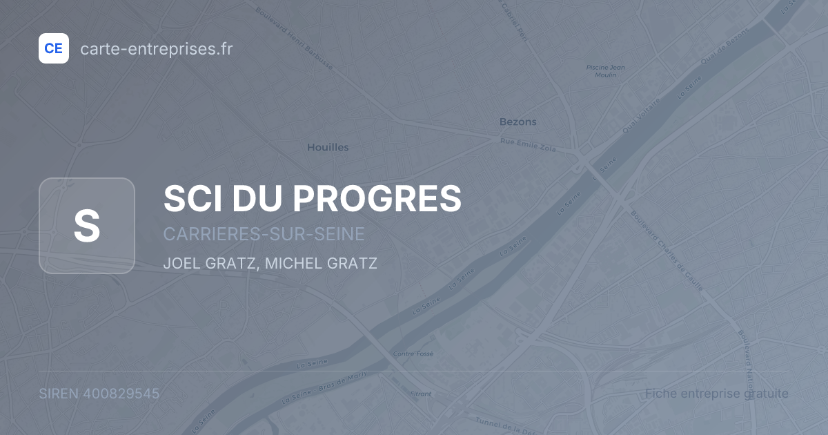 SCI DU PROGRES — 400829545 — fiche entreprise