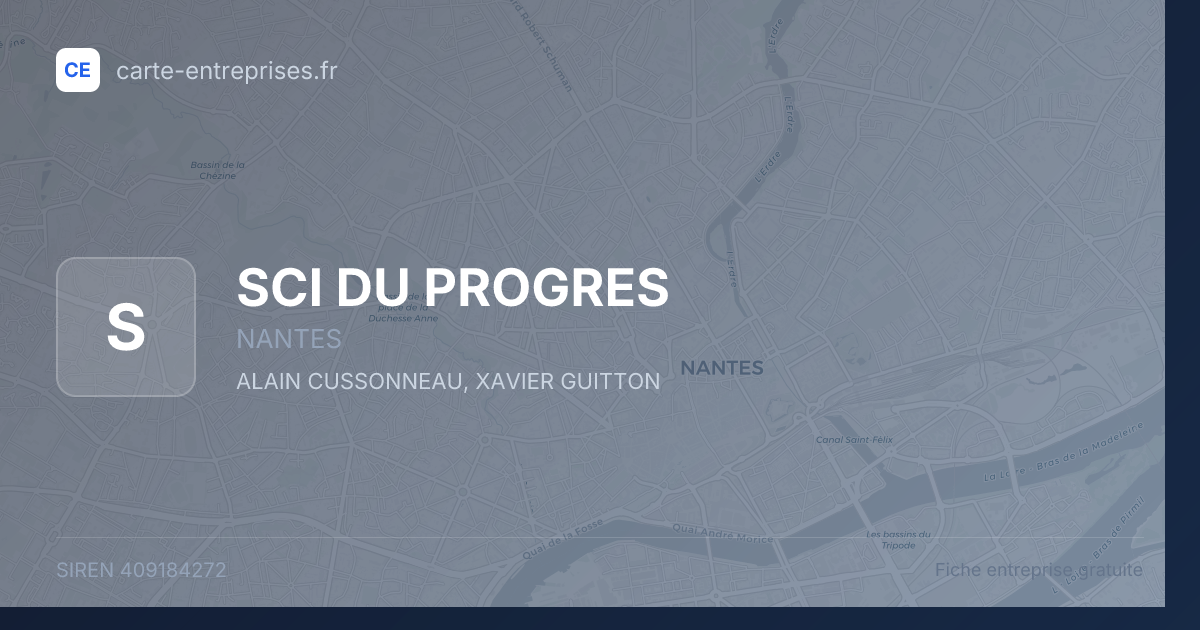SCI DU PROGRES — 409184272 — fiche entreprise