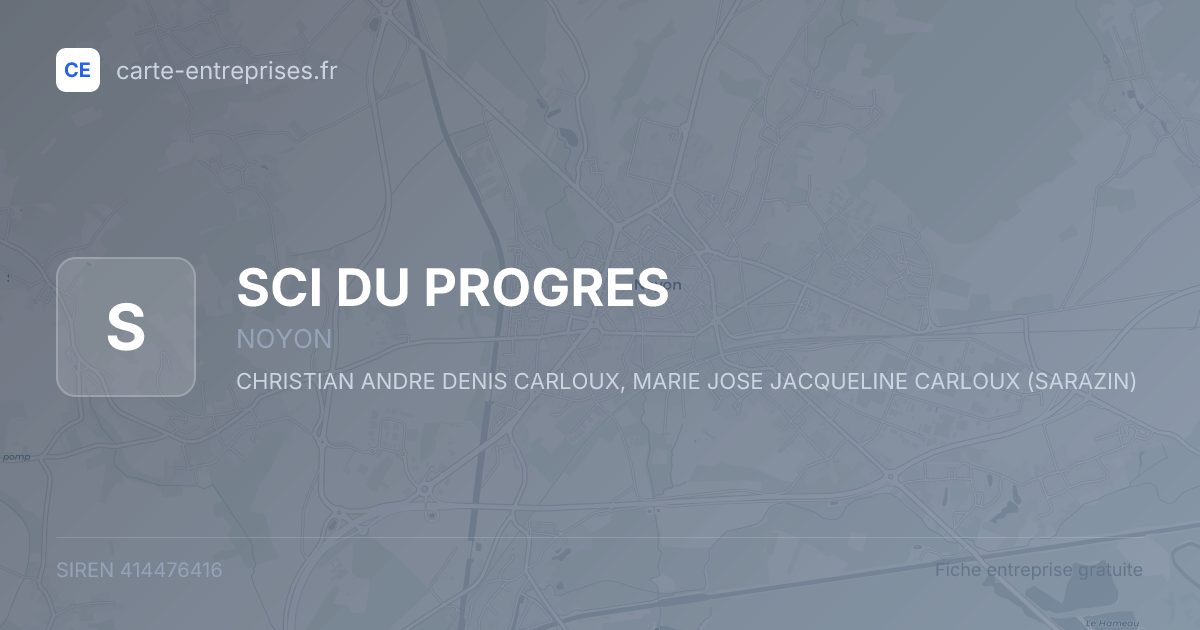 SCI DU PROGRES — 414476416 — fiche entreprise