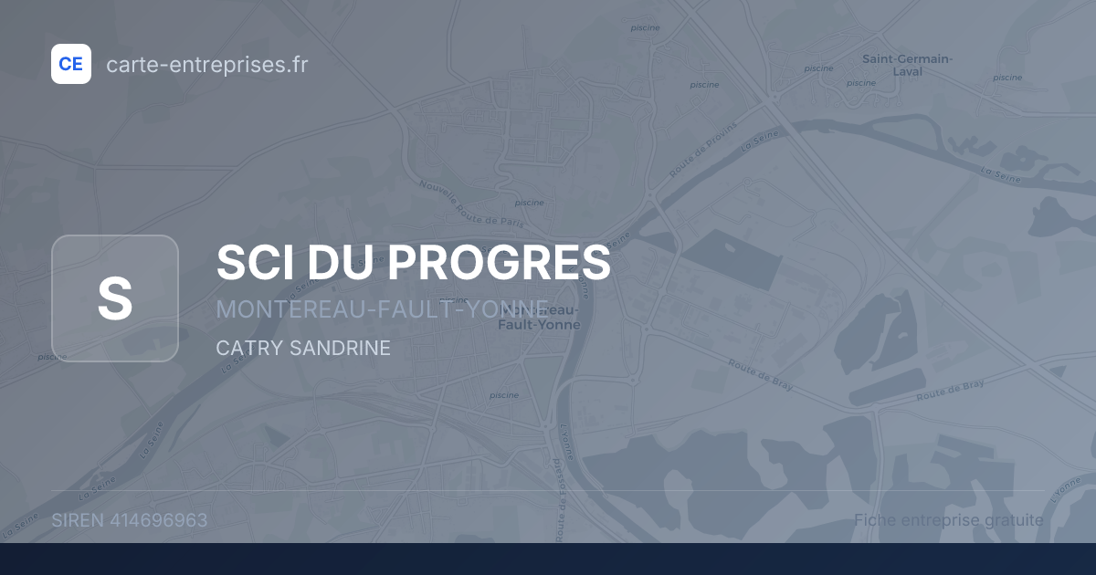 SCI DU PROGRES — 414696963 — fiche entreprise